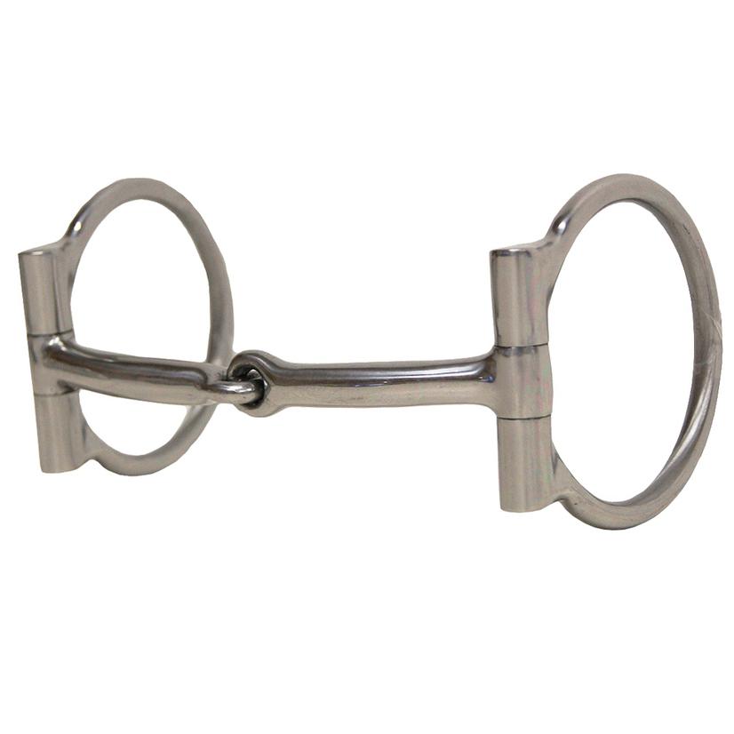 Metalab 5" Stainless Steel Dee Ring Snaffle Bit