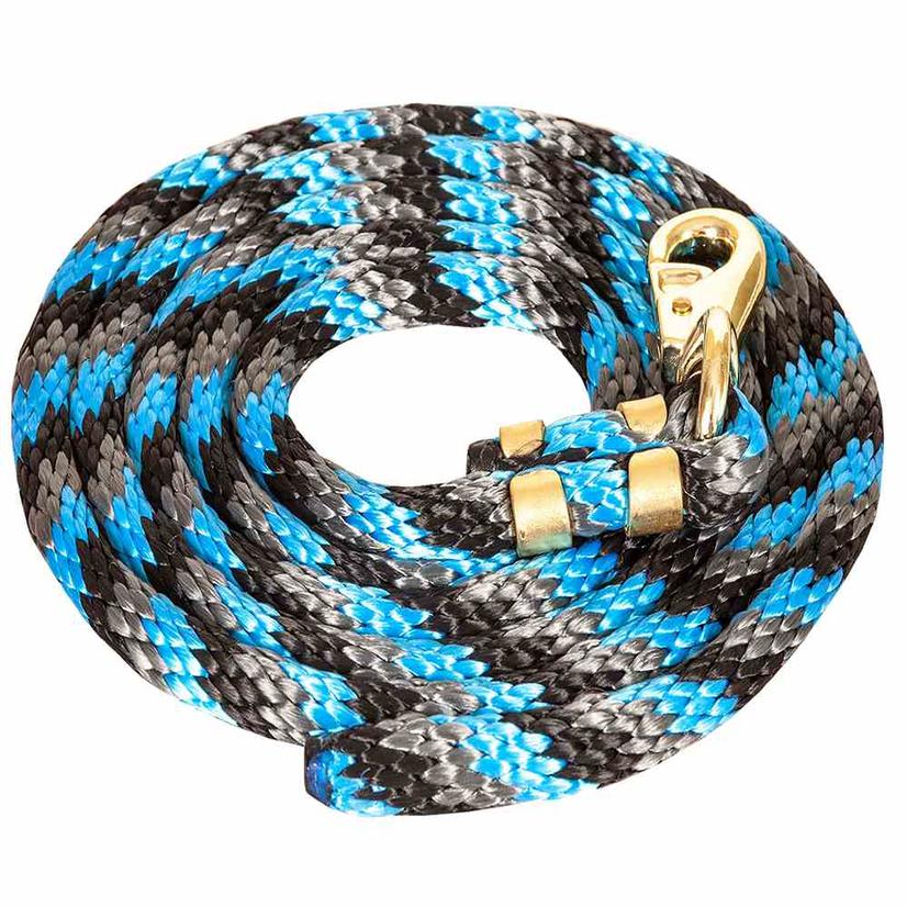 Poly Lead Rope Brass Bull Snap 9'