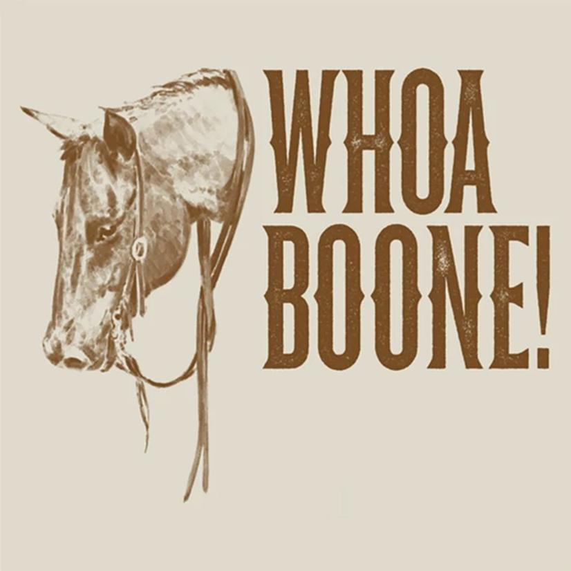 Dale Brisby Whoa Boone! Decal