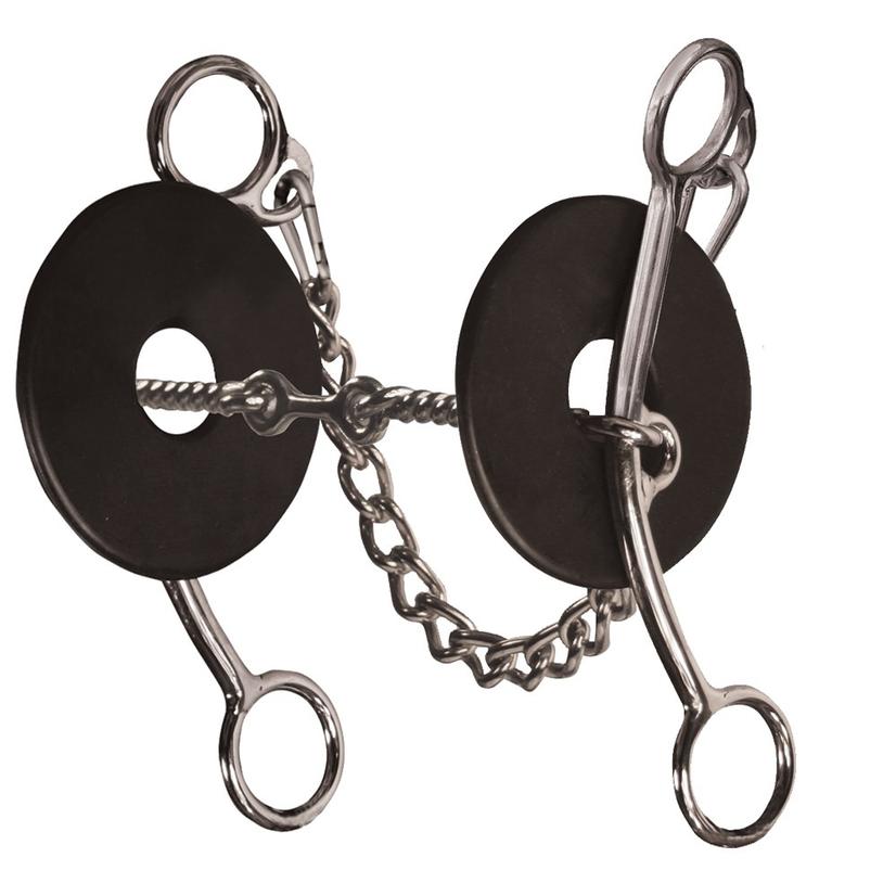 Professionals Choice Brittany Pozzi Lifter Series Three Piece Twisted Wire Snaffle