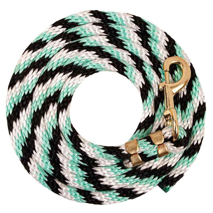 Poly Lead Rope w/ Brass Bolt Snap 5/8" x 9'