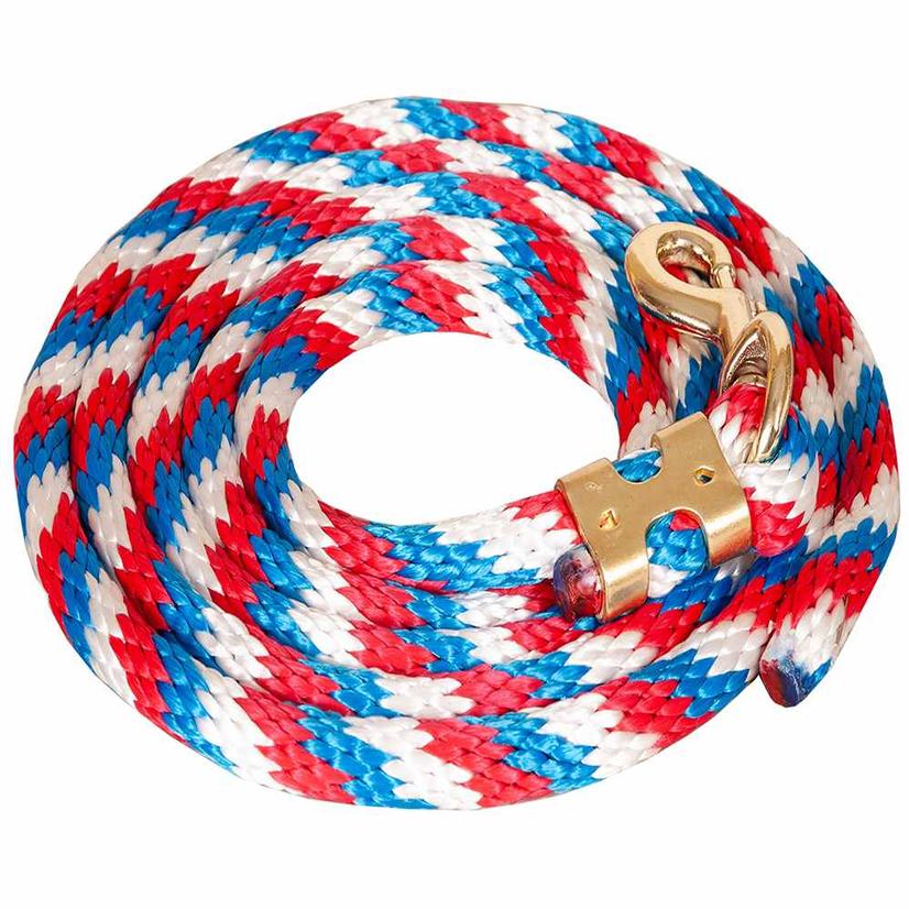 Poly Lead Rope w/ Brass Bolt Snap 5/8" x 9'