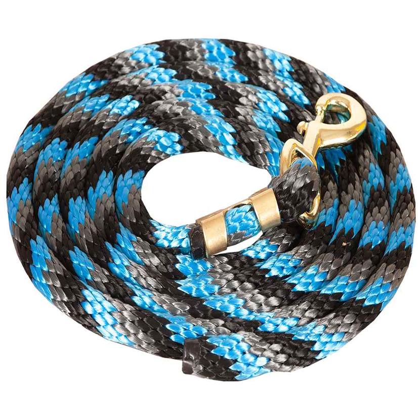 Poly Lead Rope w/ Brass Bolt Snap 5/8" x 9'