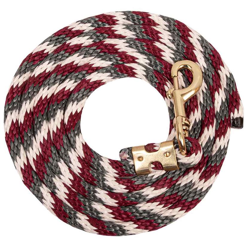 Poly Lead Rope w/ Brass Bolt Snap 5/8" x 9'