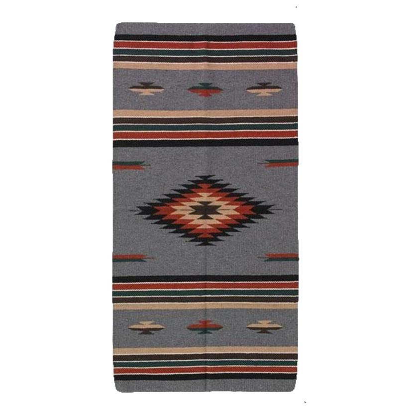 El Paso Saddle Blanket Home Decor Multi / 20X40 El Paso Handwoven Hacienda Rug H55