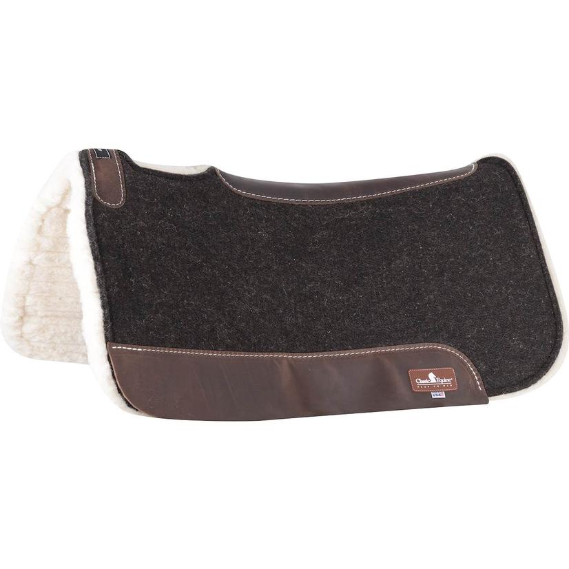 Classic Equine ESP Fleece Bottom Saddle Pad 1 1/4"