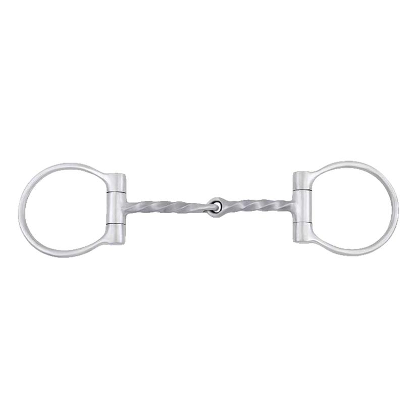 Metalab Stainless D-Ring with Square Twisted Mouth Bit