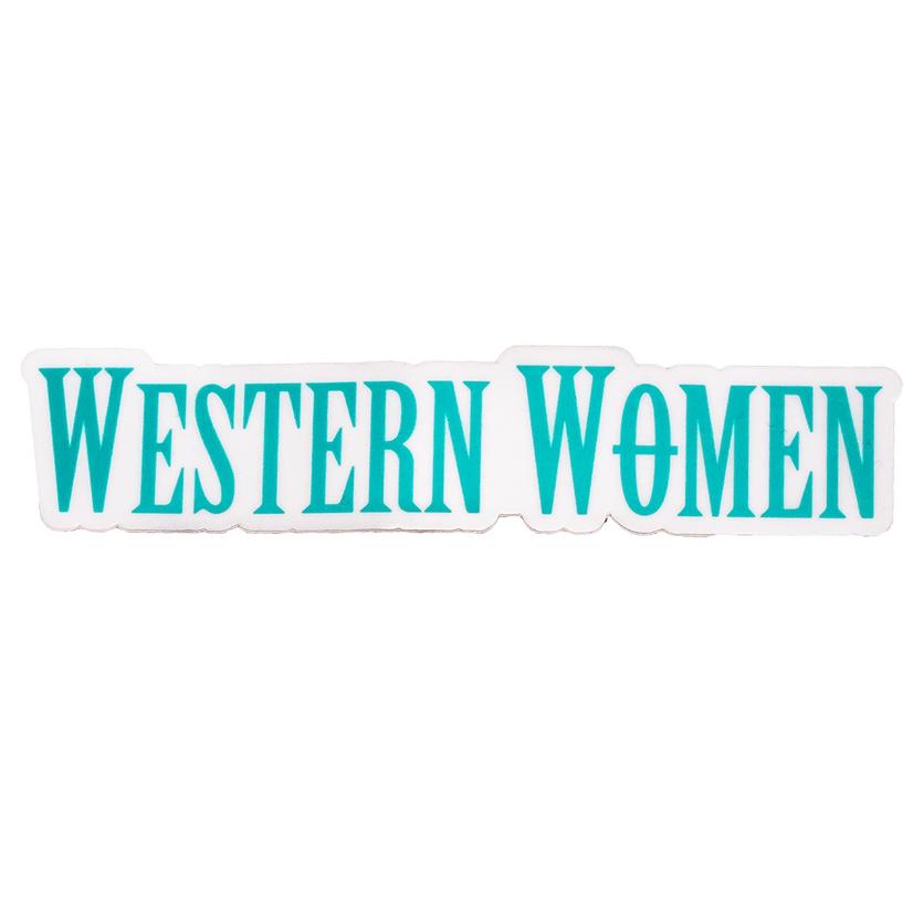 Western Women Sticker