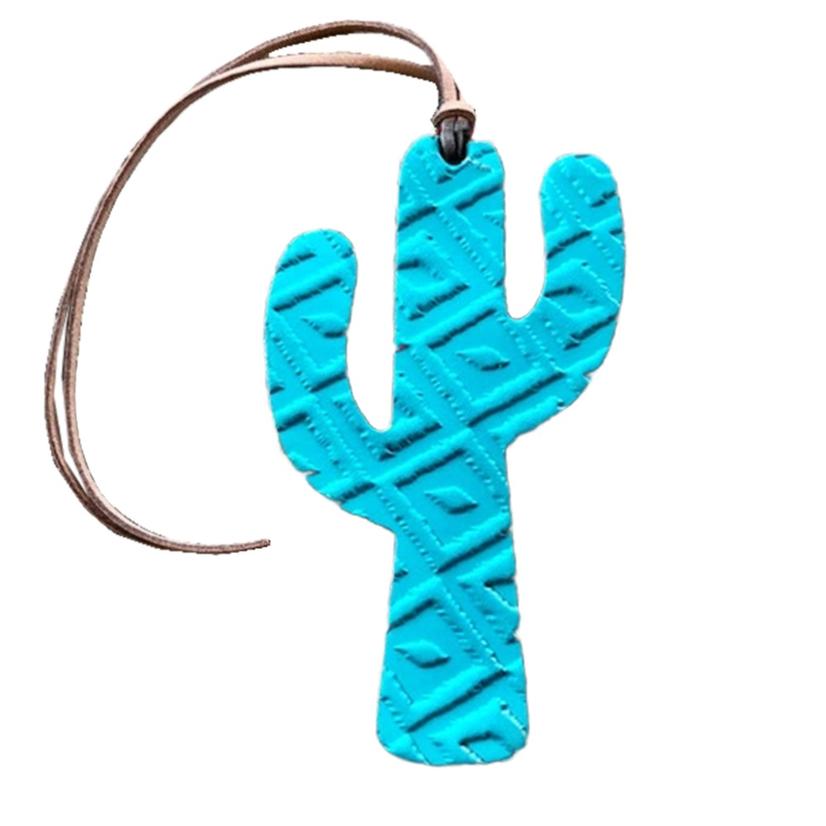 Callahan Leather Aztec Cactus Air Freshener