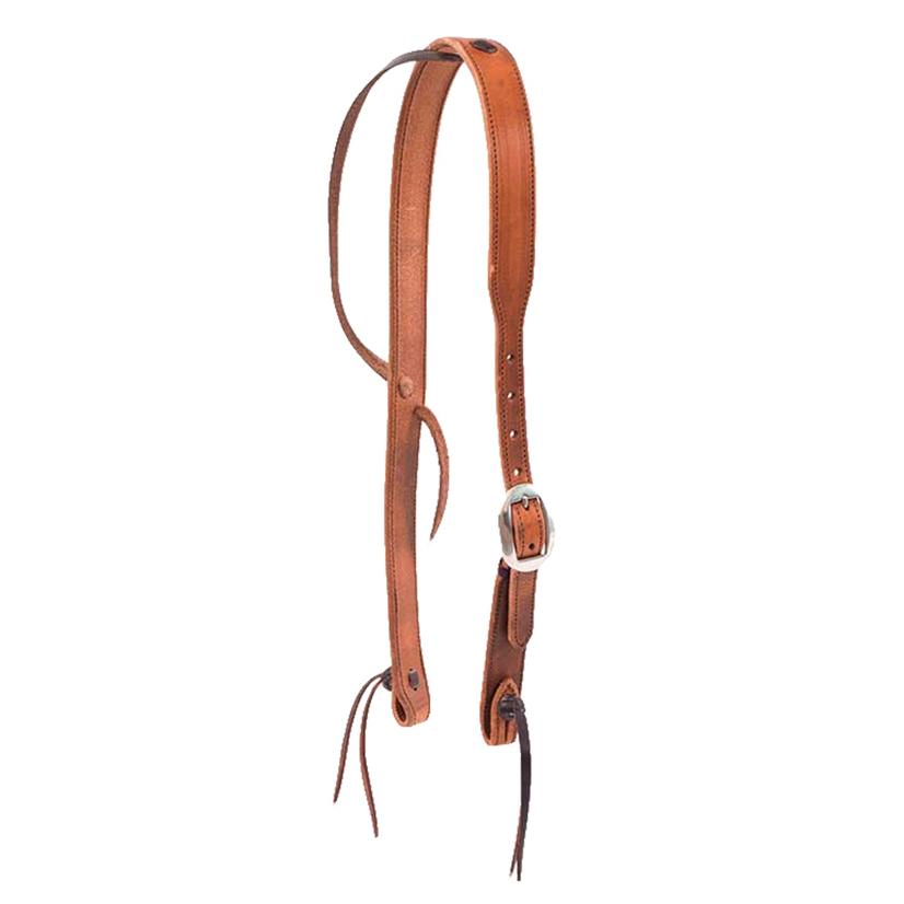 Cowboy Tack Slip Ear Harness Headstall with Cowboy Knots