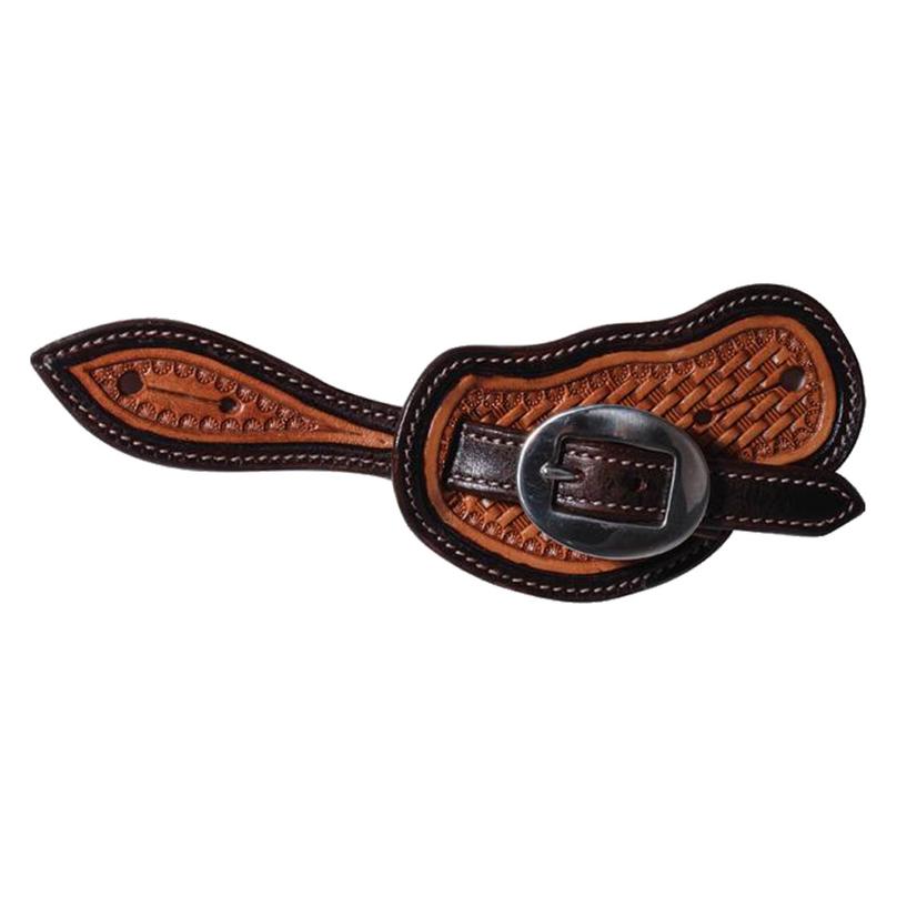 Professional Choice Chestnut Black Buckaroo Men's Spur Straps