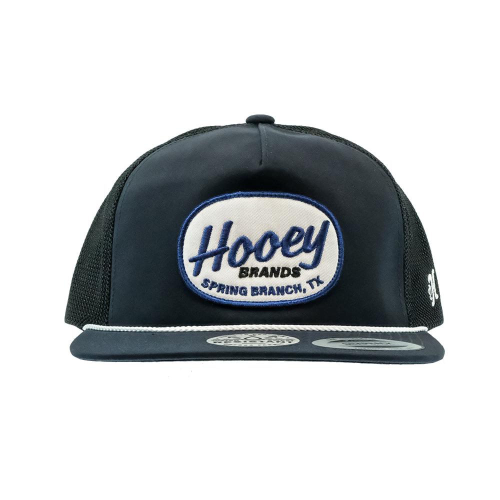 Hooey Navy and Black Local 5 Panel Snapback Cap