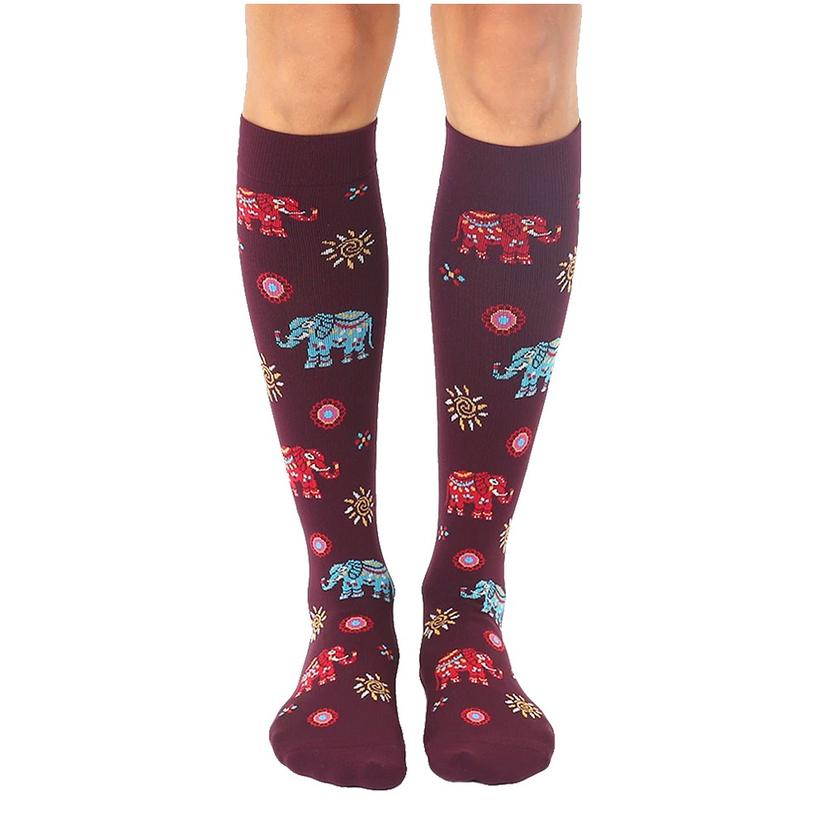 Elephant Compression Socks by Living Socks