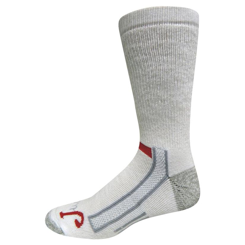 Justin Full Cushion Crew Socks - 2 Pack