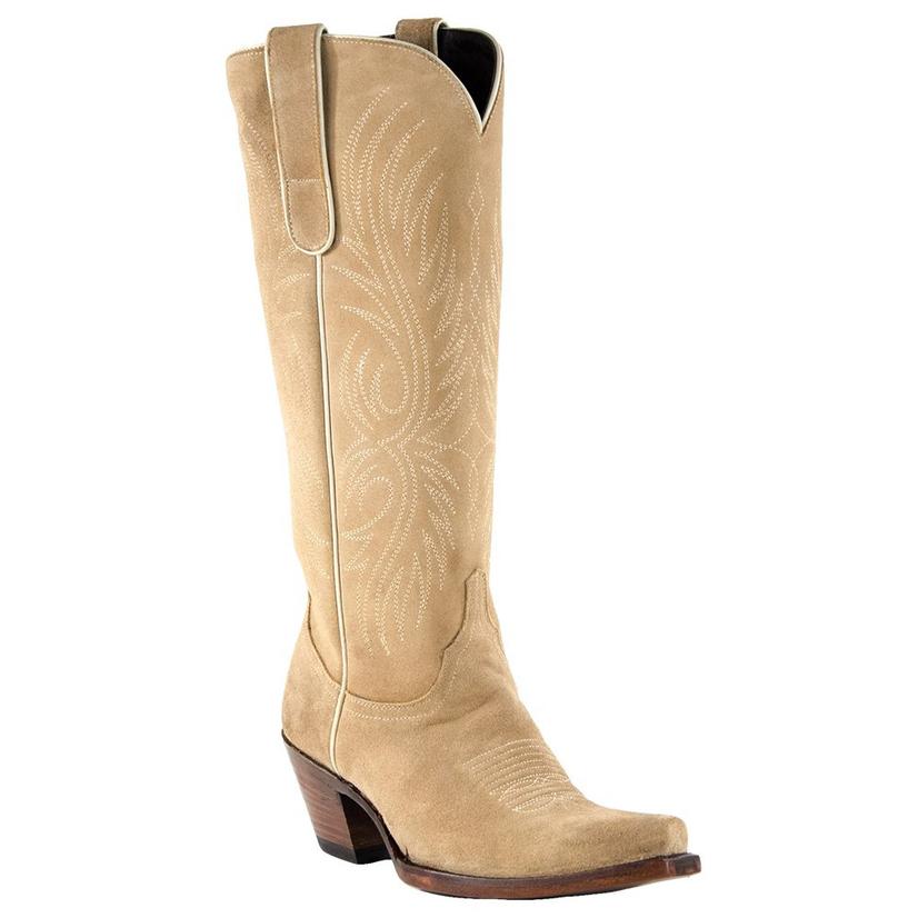 Azulado Stella Sand Suede Tonal Women's Boots