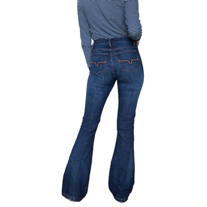 Kimes Ranch Jennifer High Rise Super Wide Flare Hand Sanded Women's Jeans