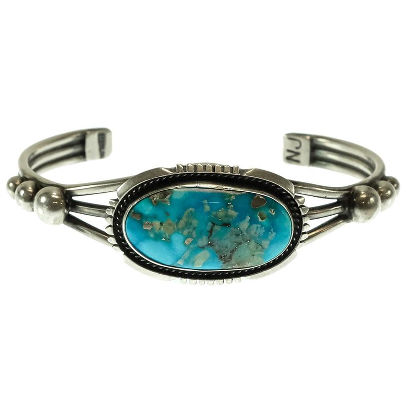 South Texas Tack 3 Row Turquoise Cuff