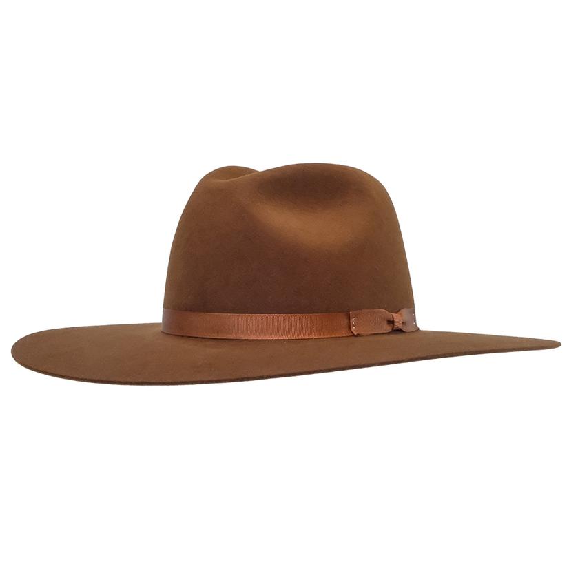 Rodeo King Tracker Precreased 7X 4" Brim Rust Felt Hat