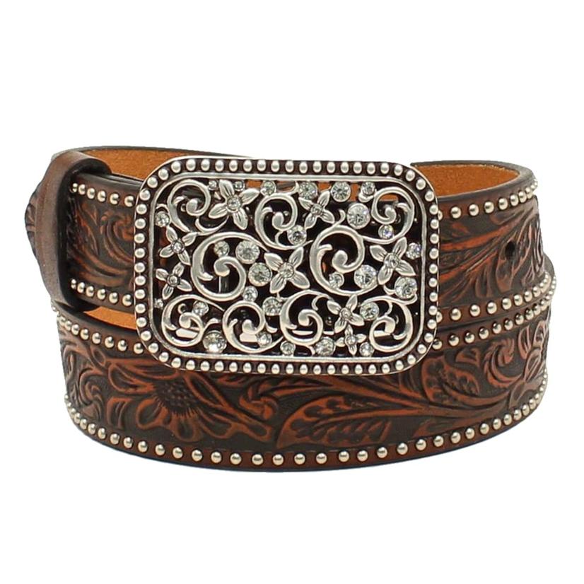 Ariat Girl's Tooled Belt With Buckle