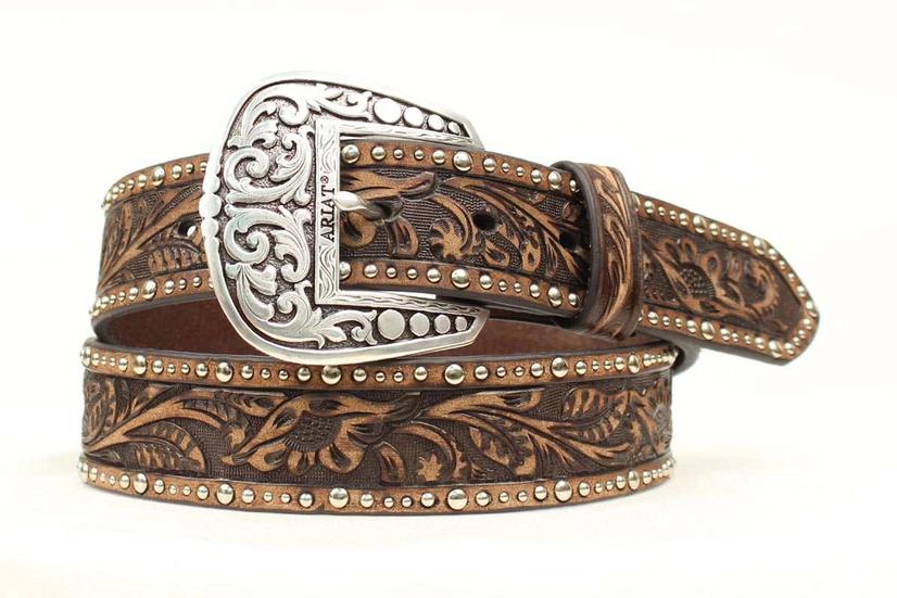 Ariat Brown Tooled Women's Belt