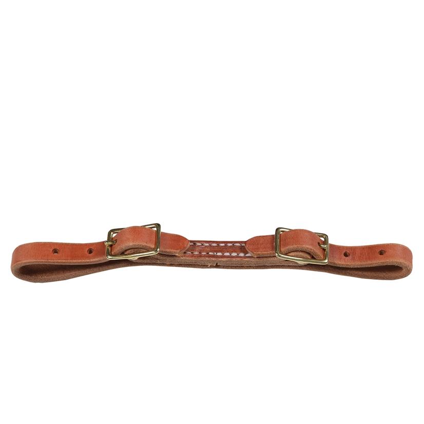 Stitched 5/8" Harness Leather Curb Strap