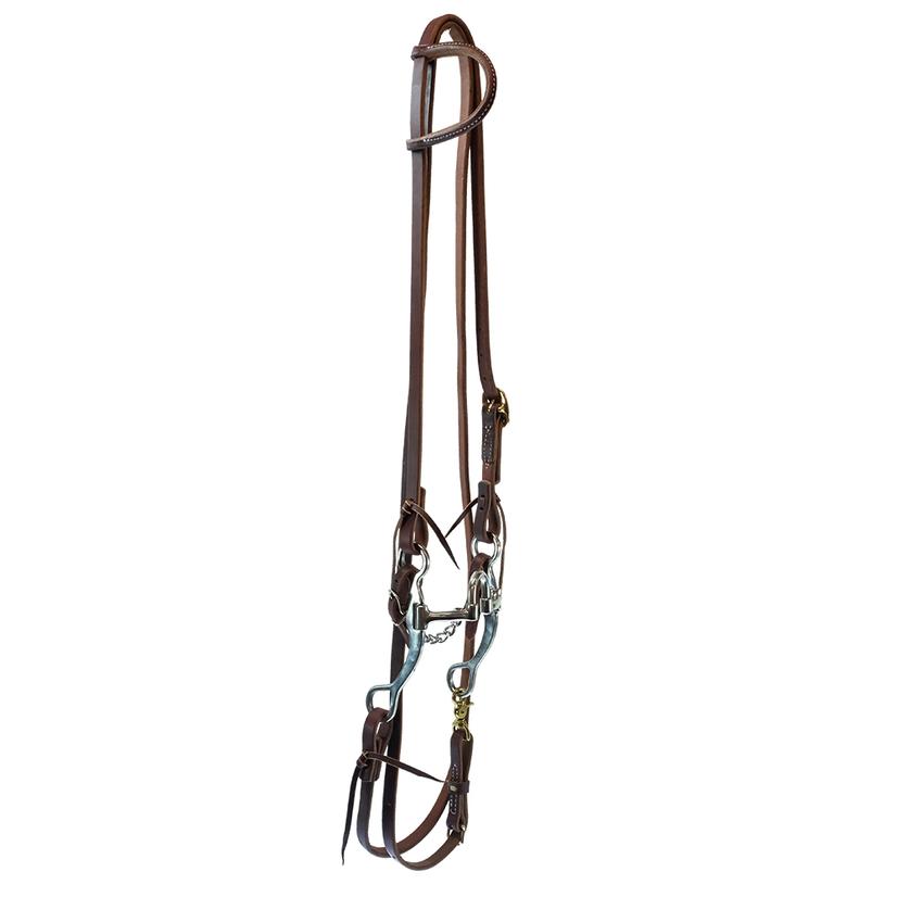 STT Roping Rein Slide Ear Bridle Set with Correction Bit