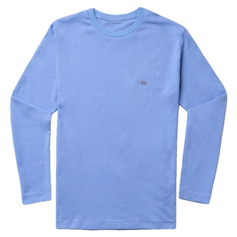 Texas Standard Heron Blue Long Sleeve Men's Tee