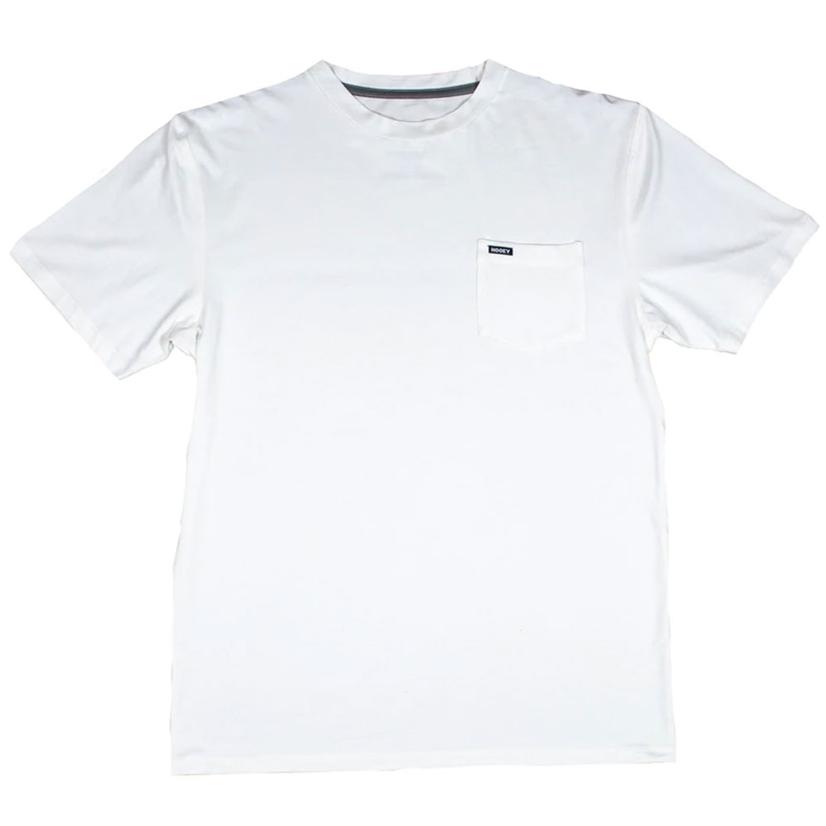 Hooey Men's White Bamboo Fabric T-Shirt