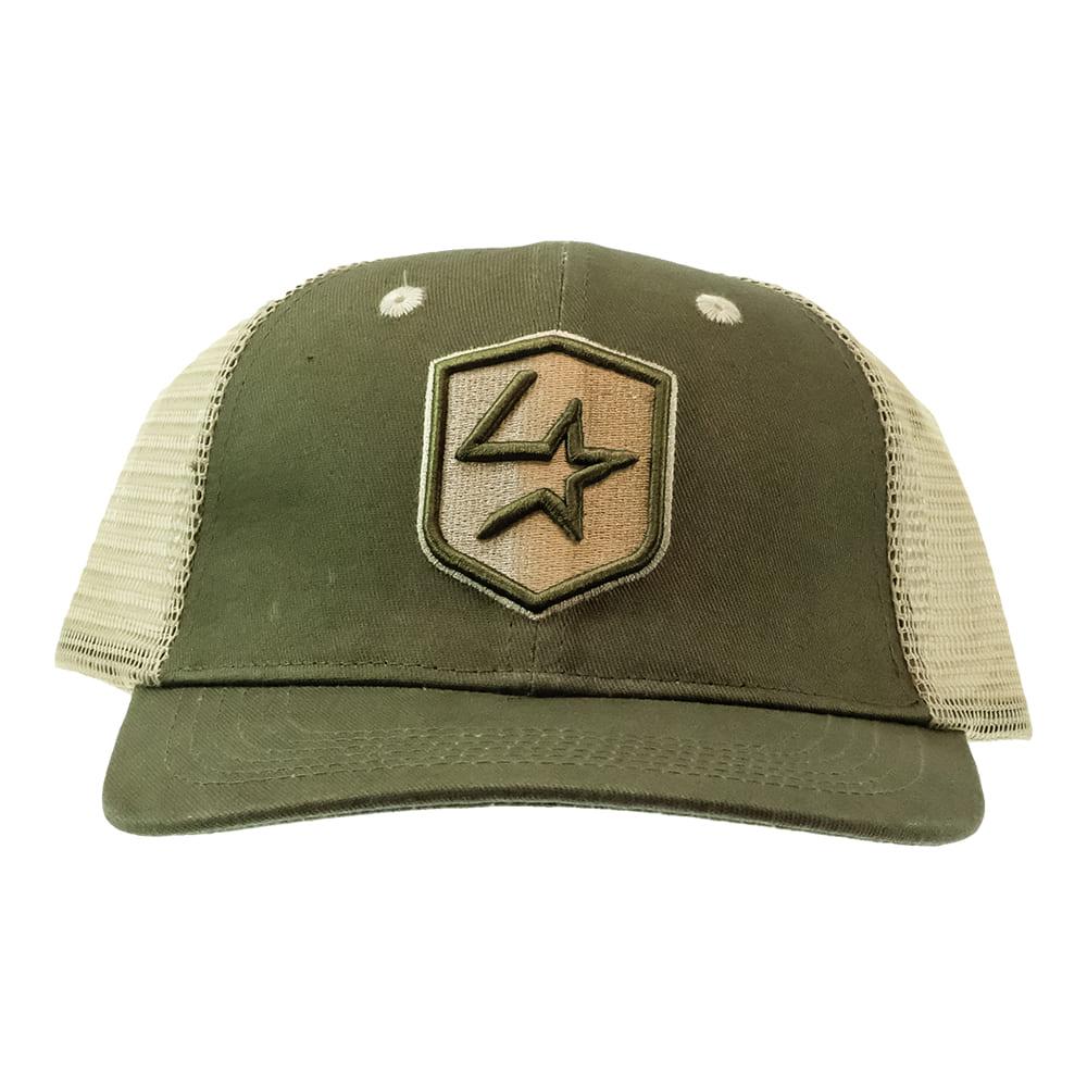 Lone Star Rope Company Olive And Tan Trucker Cap