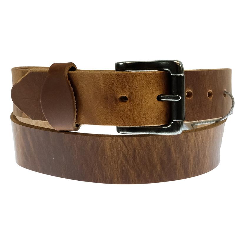 Heritage Leathers Dark Brown Men's Belt