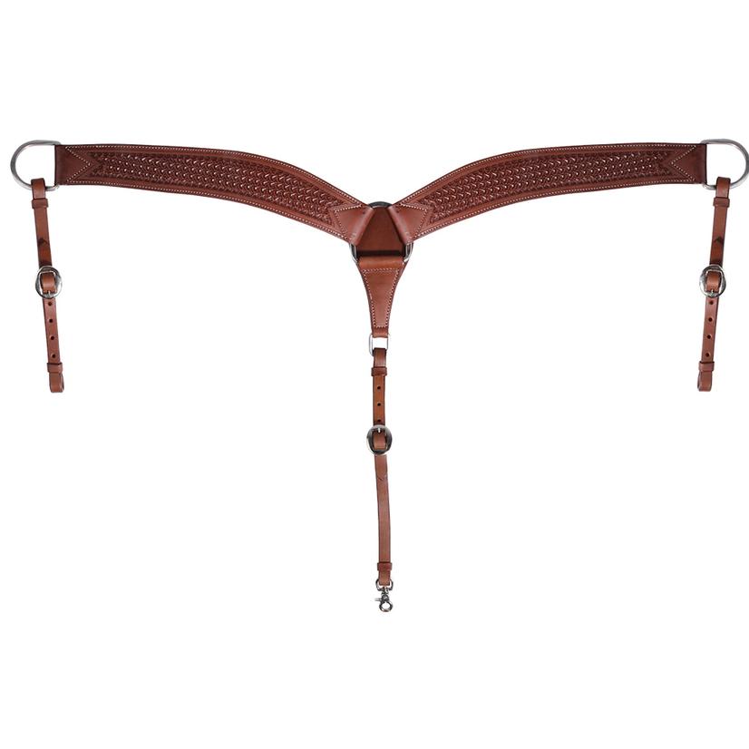 Professional Choice Windmill Tooled Roper Breast Collar