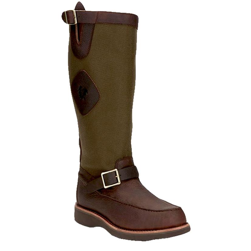 Chippewa Brown 17" Cutter Men's Snake Boot