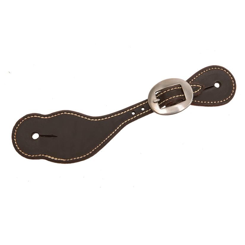 Shaped Latigo Spur Strap