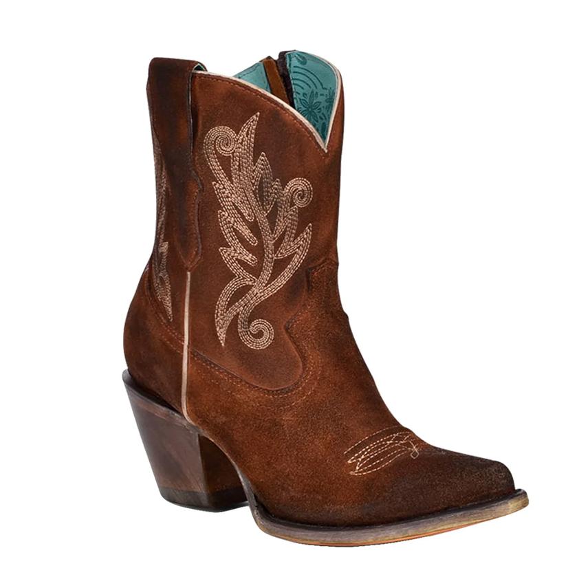 Corral Boots Women's Cognac Embroidery Ankle Boot