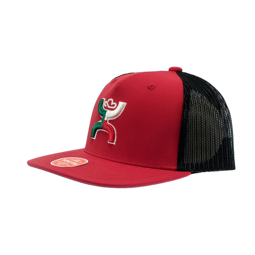 Hooey Boquillas Red Black 5Panel Trucker Youth Cap