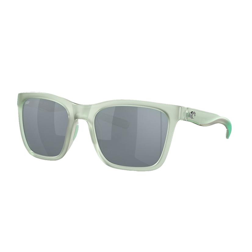 Costa Grey Panga Silver Mirror 580P Matte Seafoam Sunglasses