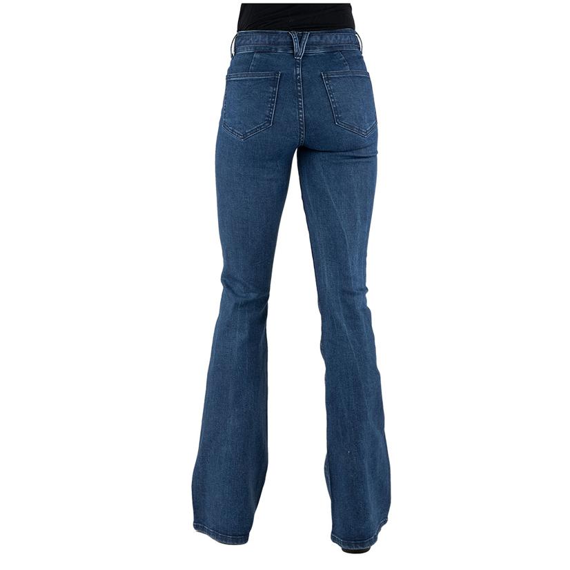 Stetson High Waist Flare Western Fit Women's Jeans