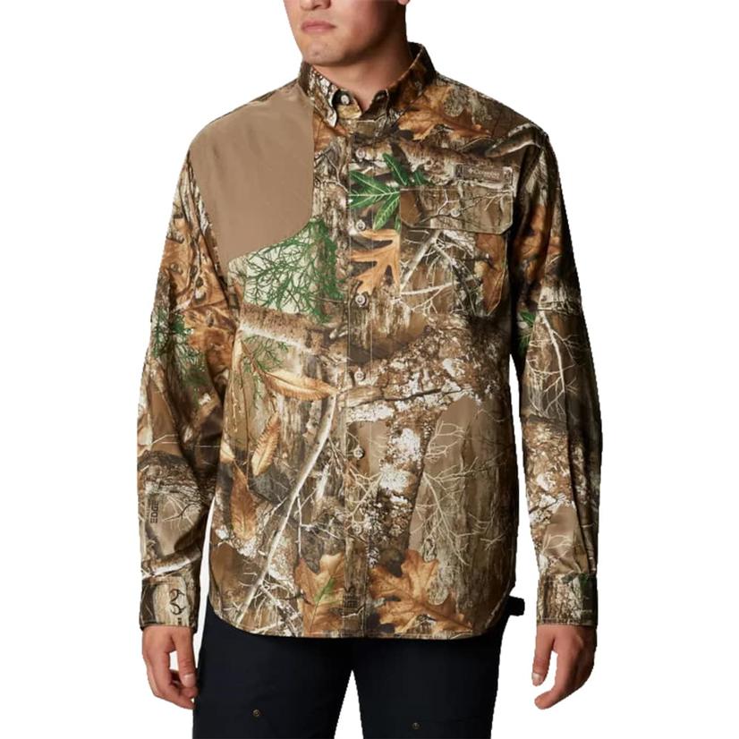 Columbia Men's Blood and Guts Shooting Shirt - RT Edge & Flax