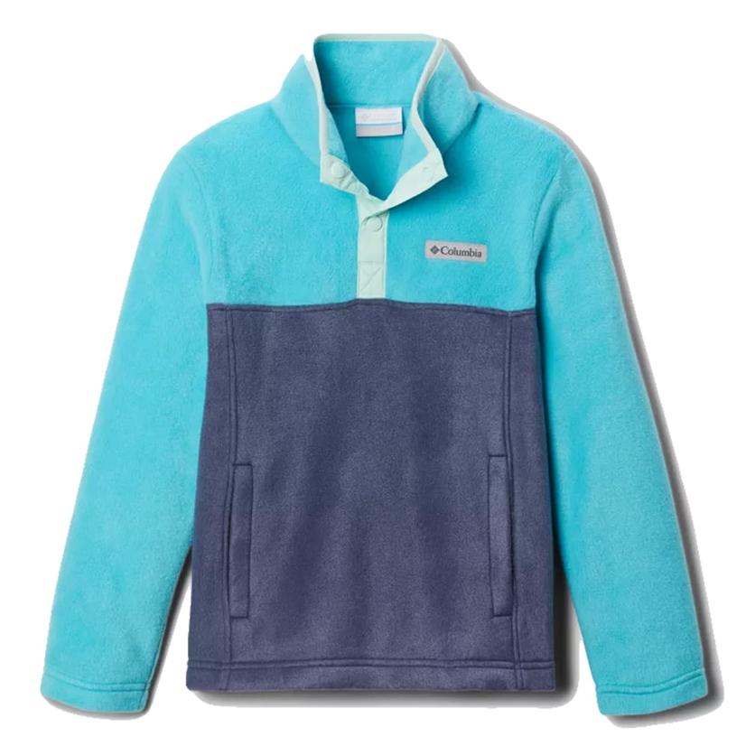 Columbia Steens Mountain Boy's Quarter Snap Fleece Pull-over - Nocturnal