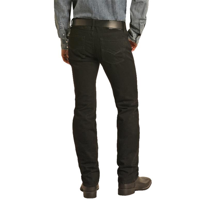 Rock and Roll Black Revolver Men's Jean