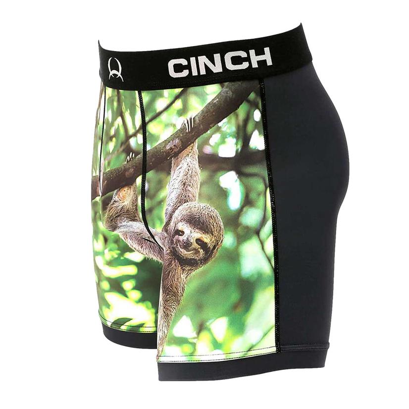 Cinch Sloth 6" Men's Green Boxer Brief