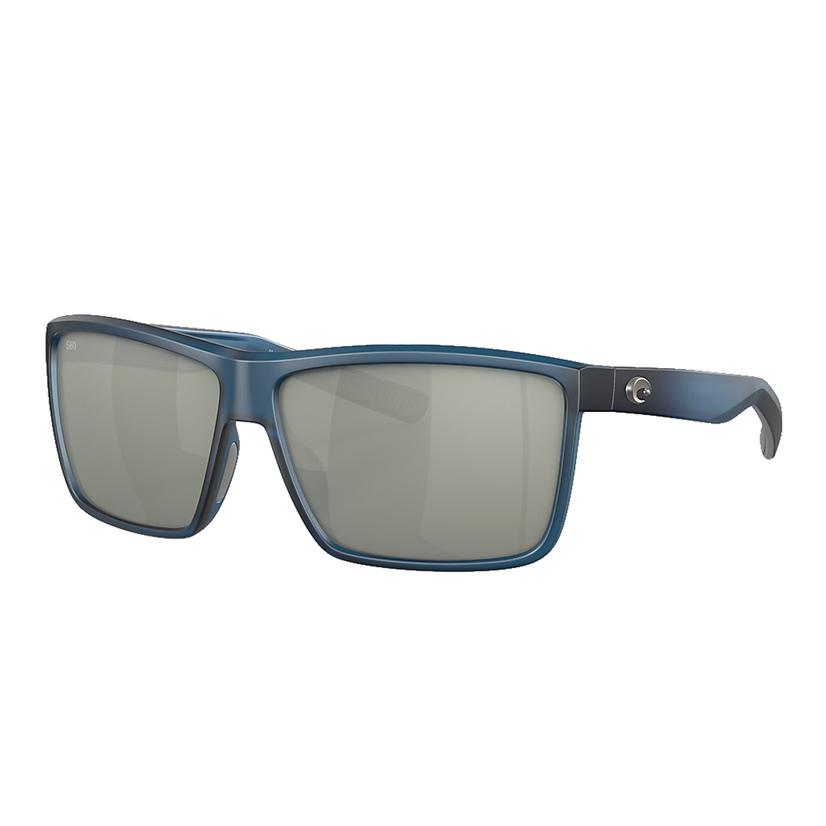 COSTA Gray Silver Mirror Rinconcito Matte Blue Sunglasses