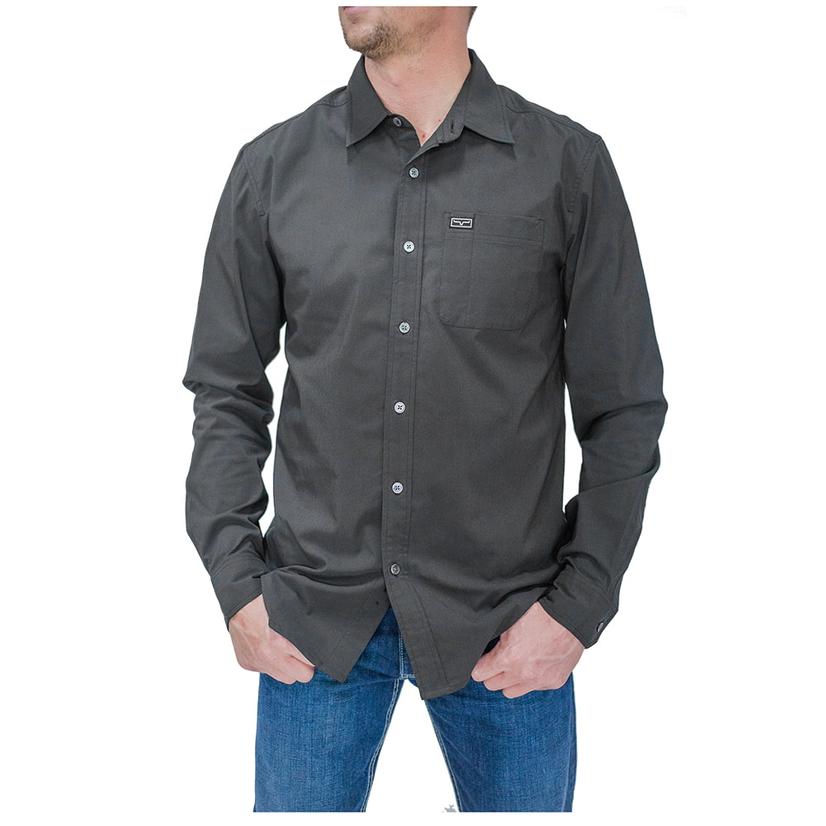 Kimes Ranch Black Linville Long Sleeve Men's Shirt