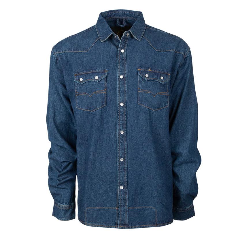 STS Ranchwear Classic Denim Men's Long Sleeve Shirt