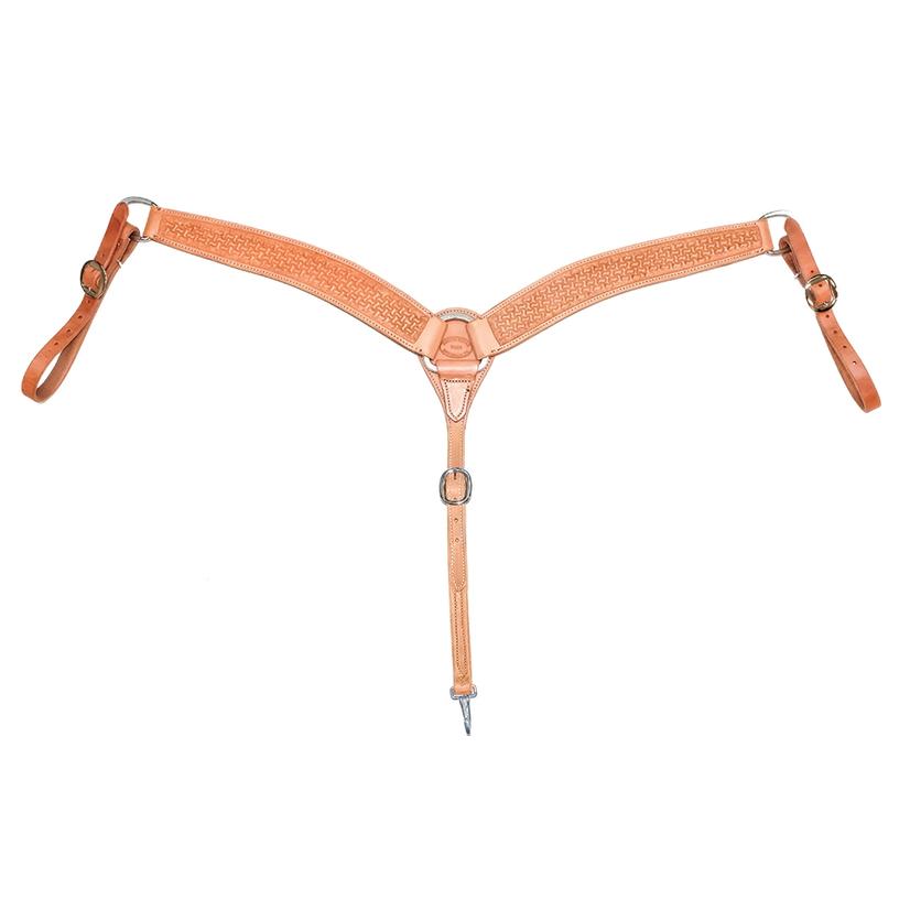 South Texas Tack Saddle Shop 2 1/4" Natural Windmill Breast Collar