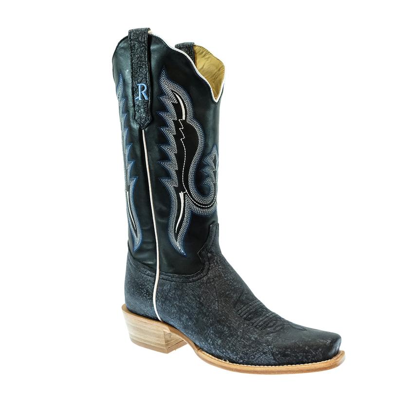 R. Watson Midnight Blue Cape Buffalo Ladies Boots