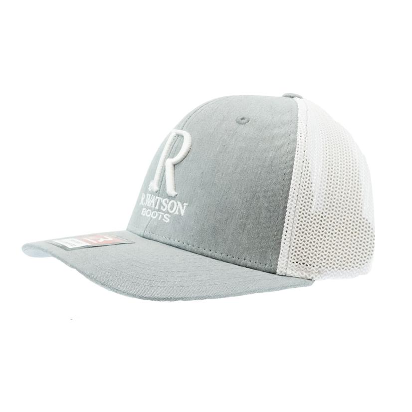 R. Watson Grey and White Trucker Hat