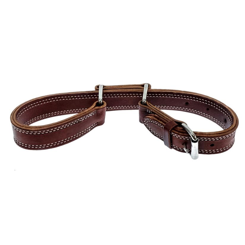 STT Latigo Leather Stitched Hobbles with Buckle