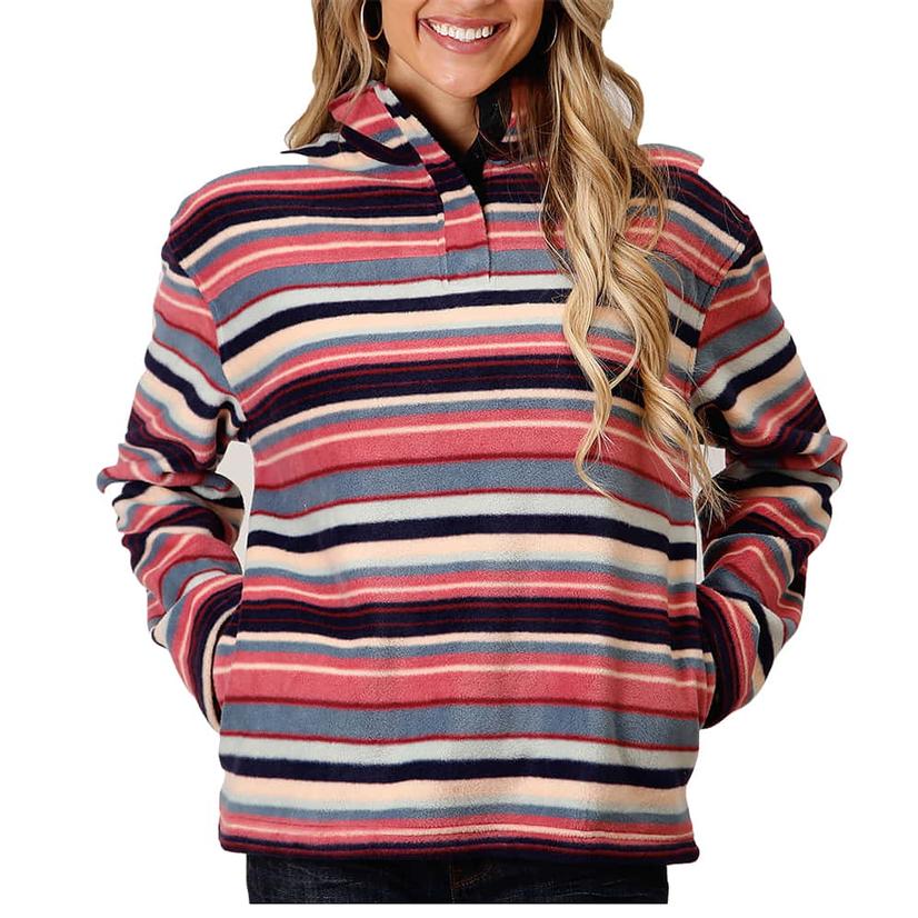 Roper Striped Polar Fleece Women's Pullover