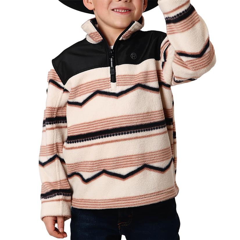 Roper Horizontal Aztec Boys Pullover